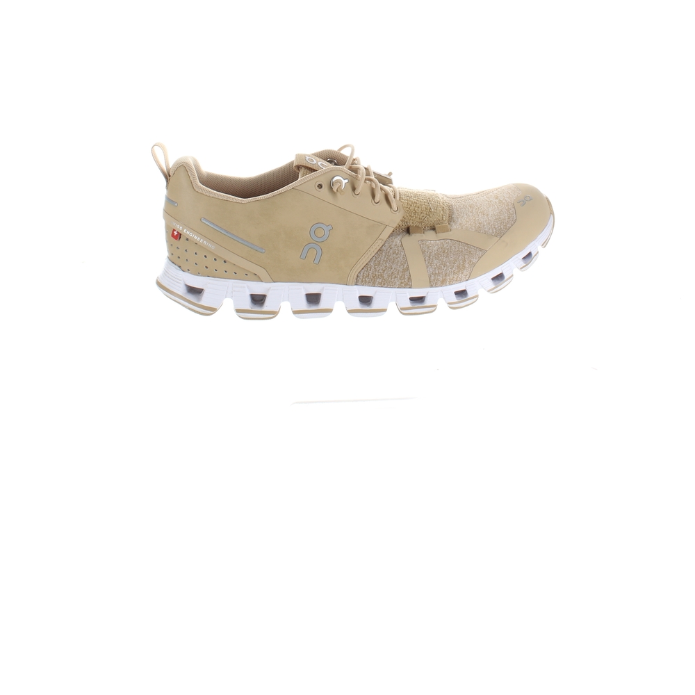 On Running Women's Shoes in Tan and White